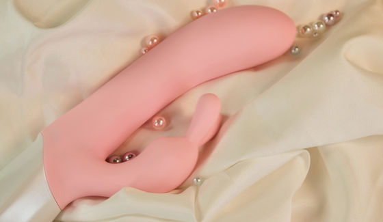 Women Vaginal Pleasure Heating Dildo Sex Toy With Bunny Ears